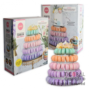 SOPORTE PLASTICO TORRE MACARONS